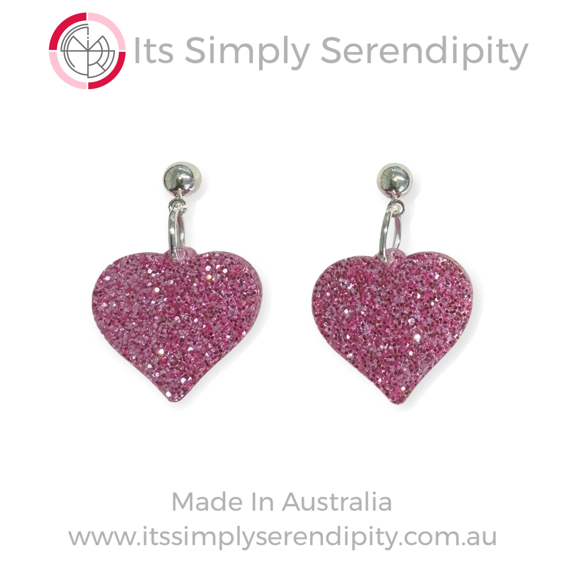 Pretty Pink Hearts - Mini Dangles
