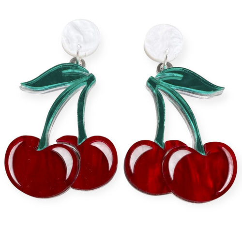 Cherry On Top - Dangle Earrings