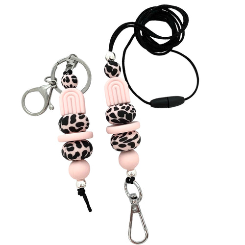 Curvy Keys - Ice Pink & Black