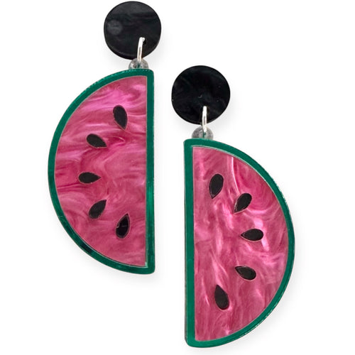 Slice Of Melon - Dangle Earrings