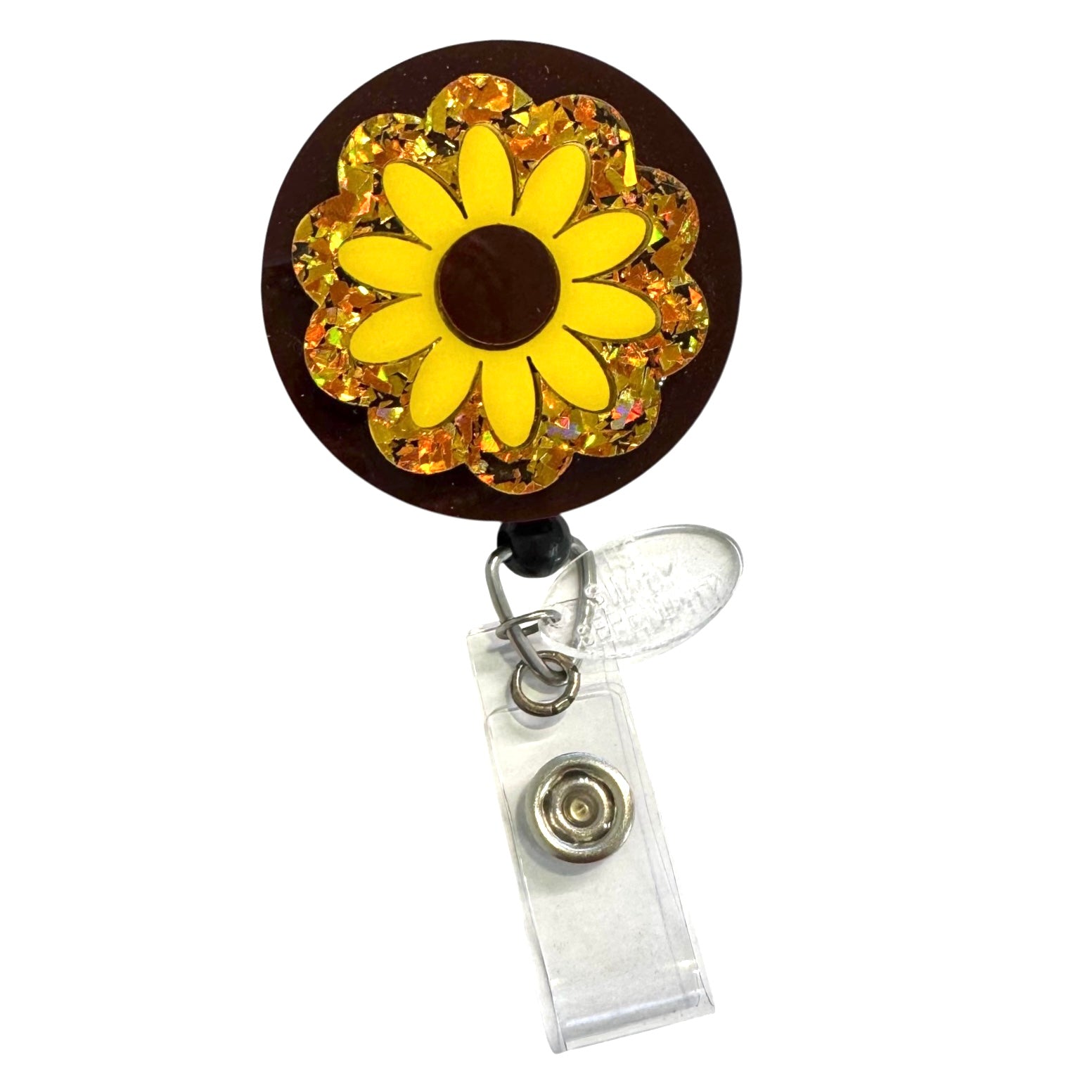 Badge Reel - Sunny Sunflower