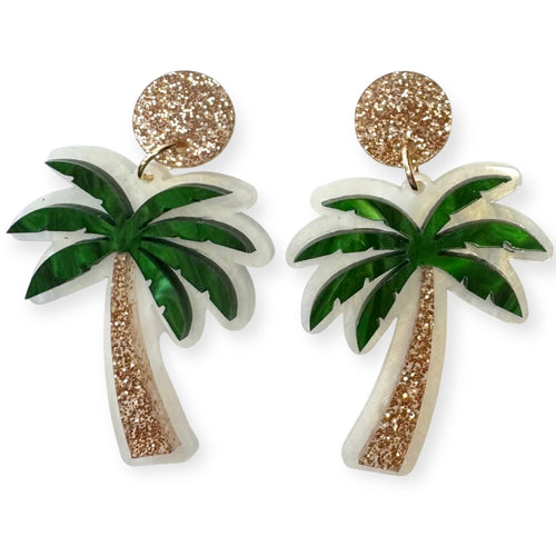 Paradise Palms - Statement Dangles