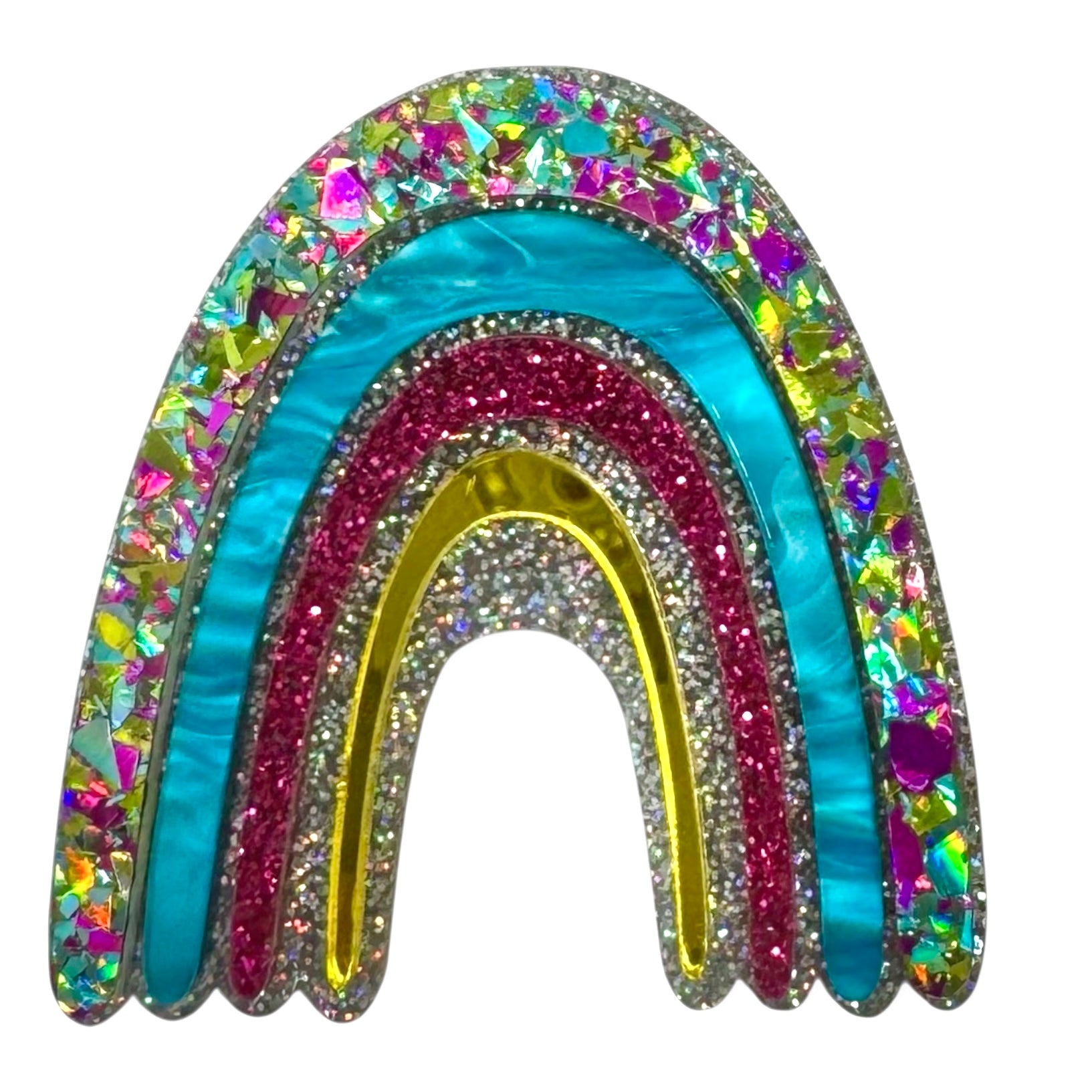 Bling Bling Rainbow - Brooch