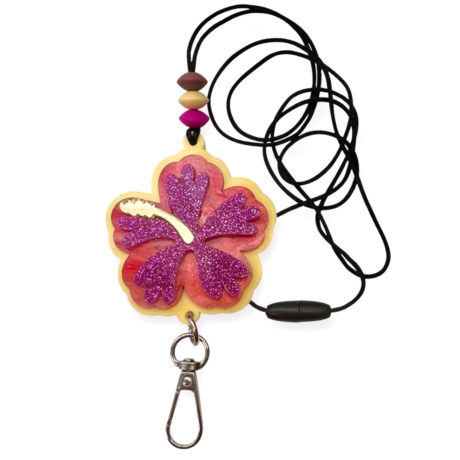 Heavenly Hibiscus Lanyard