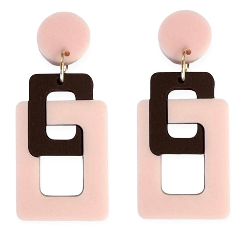 Link In Style - Baby Pink & Chocolate