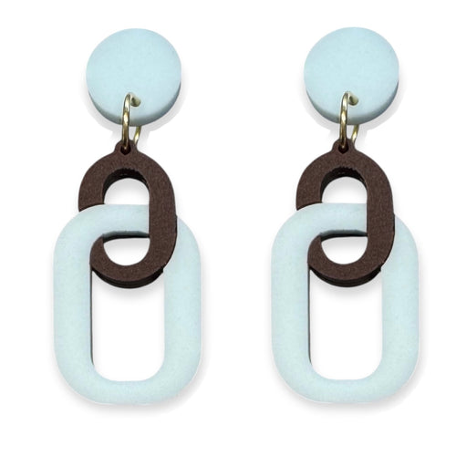 Link In Style - Baby Blue & Chocolate