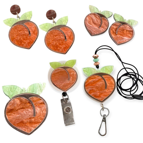 Just Peachy - Dangle Earrings