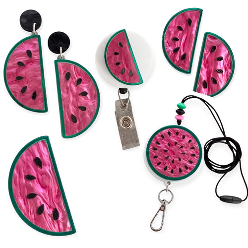 Slice Of Melon - Dangle Earrings