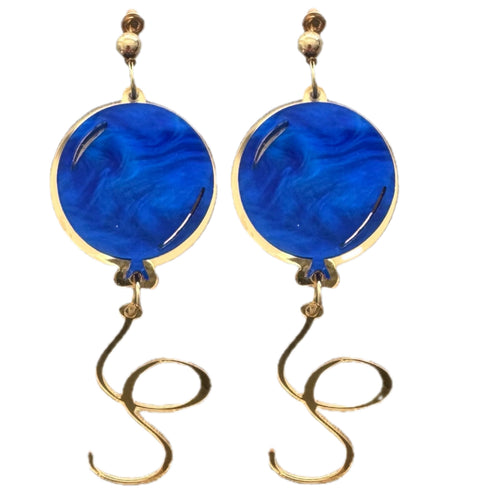 Floating Balloon - Electric Blue - Dangle