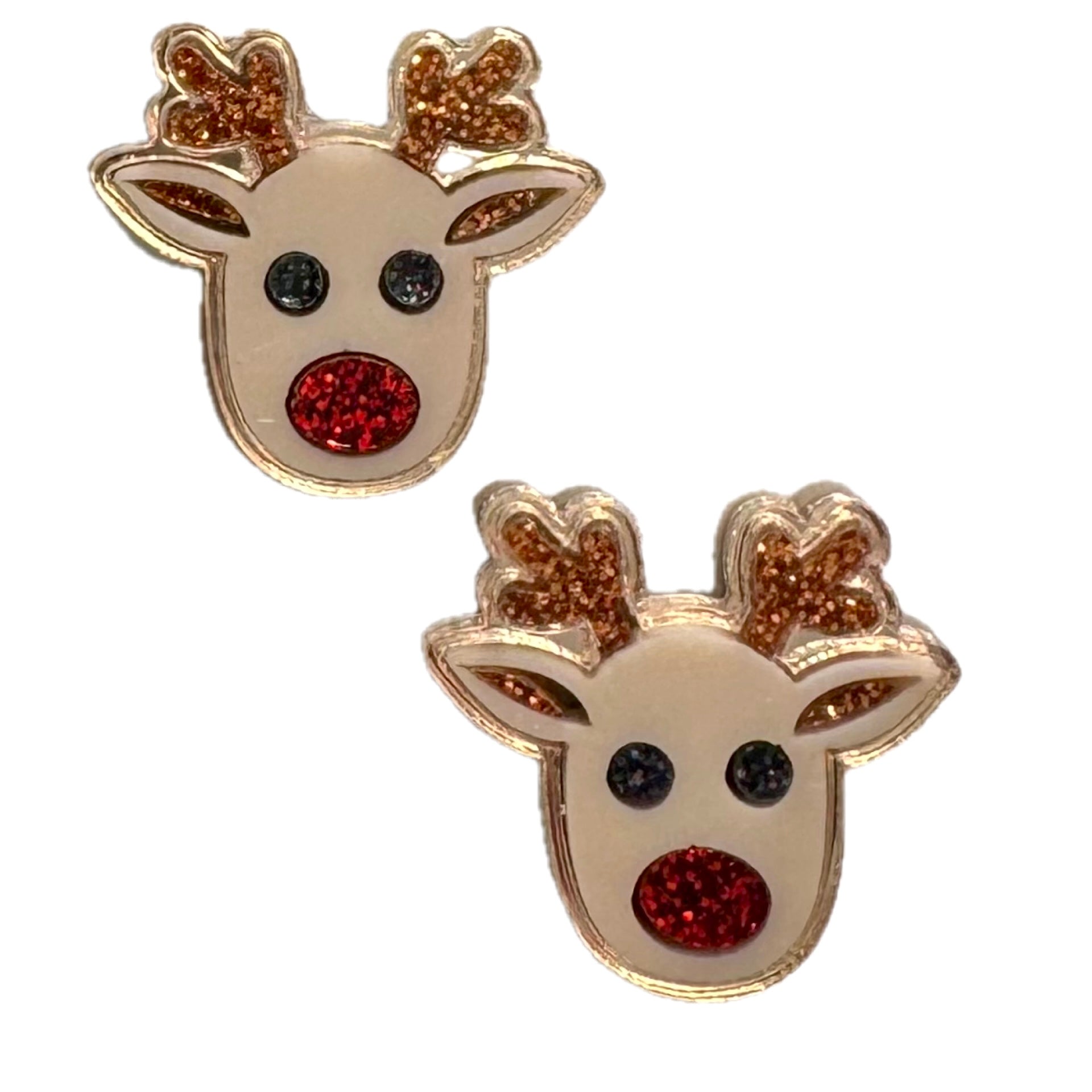 Red Nose Reindeer - Statement Studs