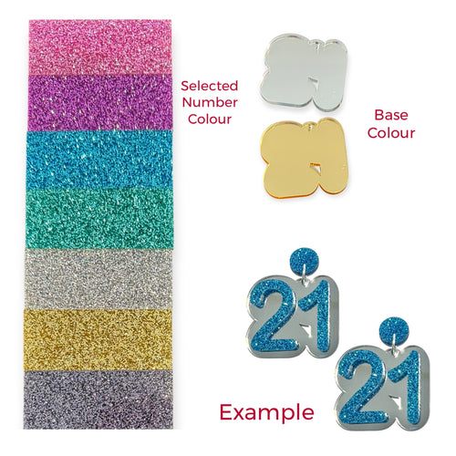 21 - SILVER BACK - Earrings