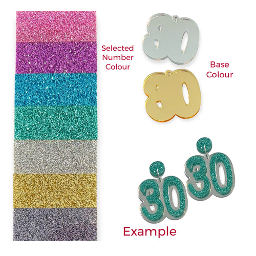 30 - SILVER BACK -Earrings