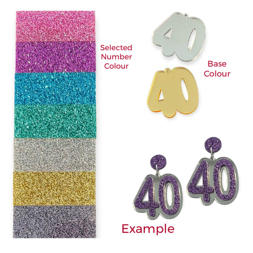 40 - SILVER BACK - Earrings