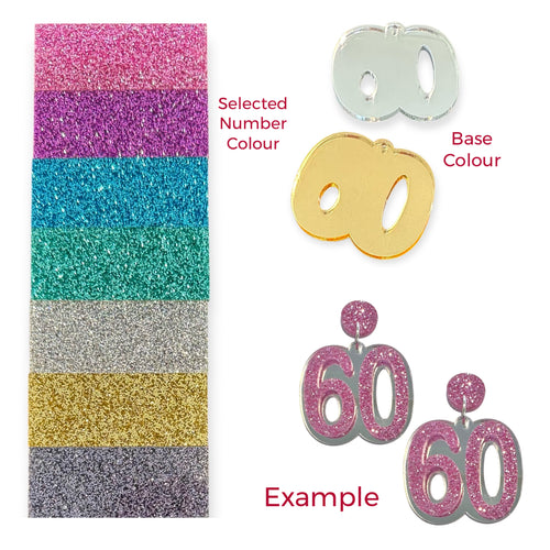 60 - SILVER BACK - Earrings