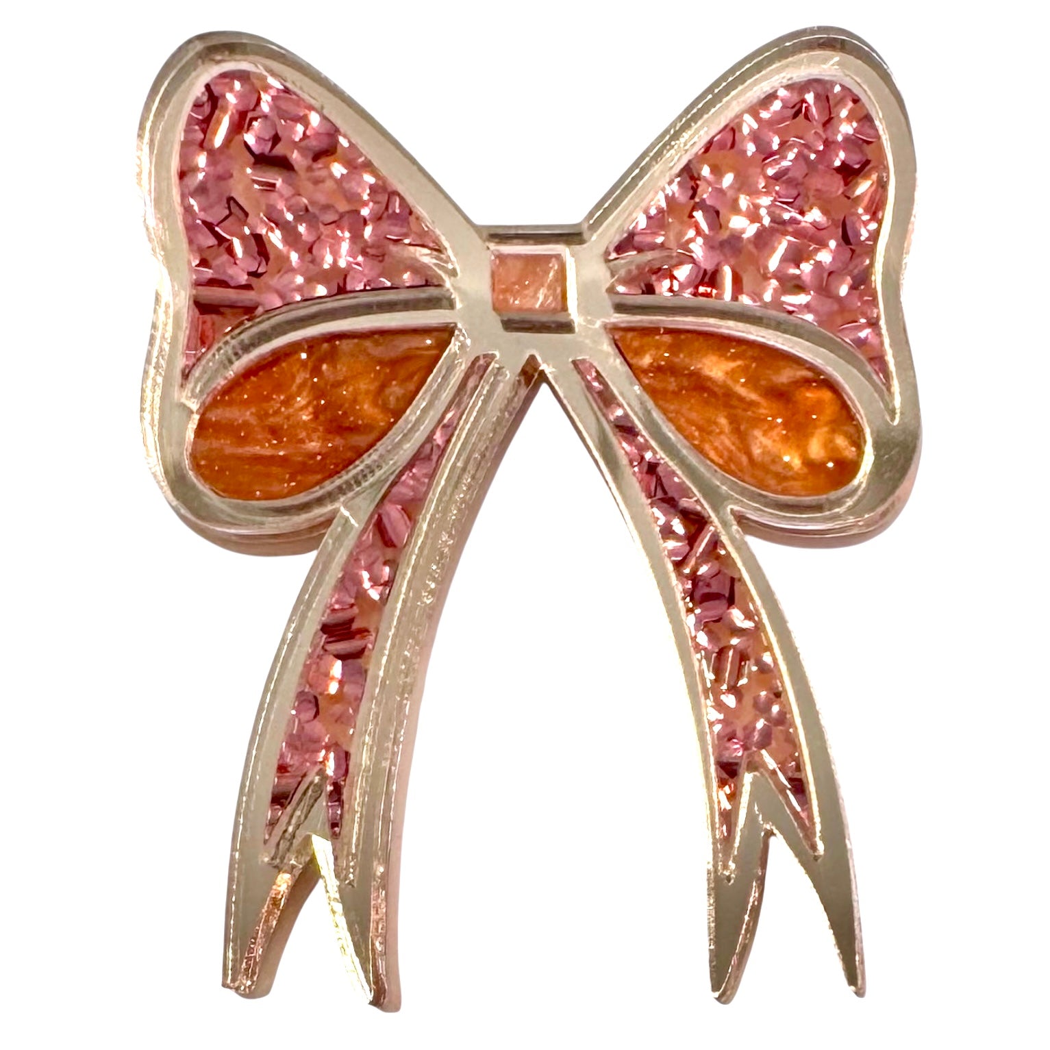 Christmas Bow - Brooch