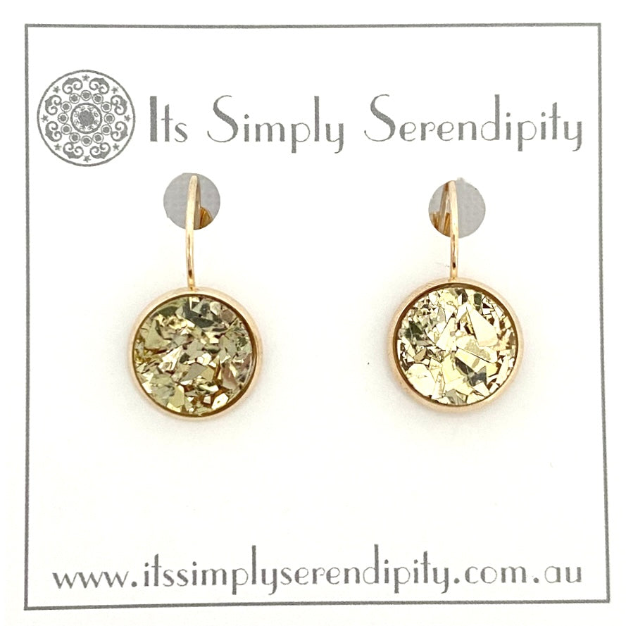 Colourful Crystals - Light Gold - Light Gold Setting