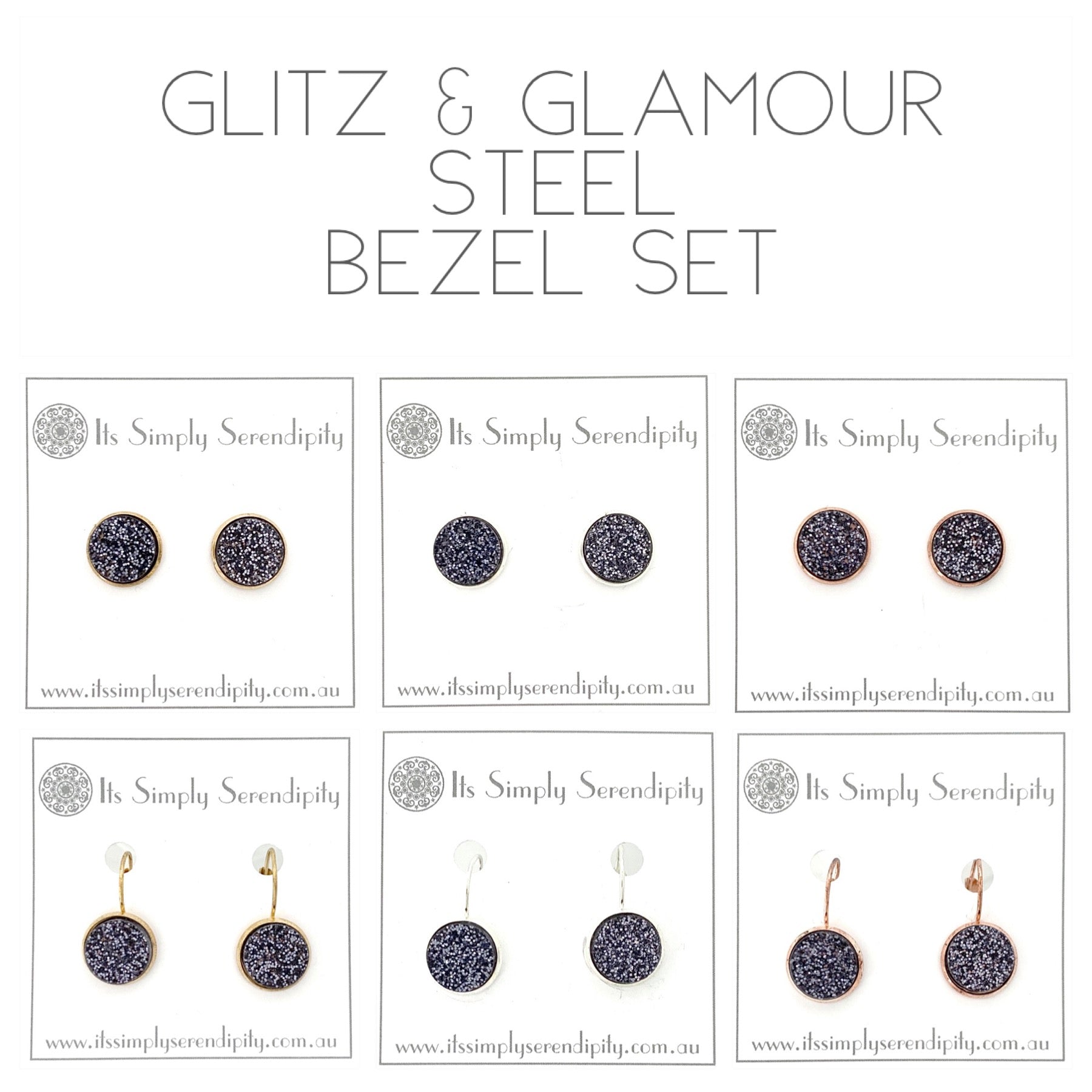 Glitz & Glamour - Steel - Bezel Setting