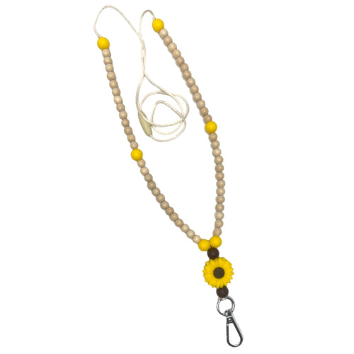 Daisy Chain Lanyard - Yellow