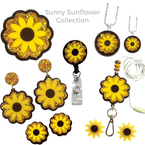 Sunny Sunflower - Brooch