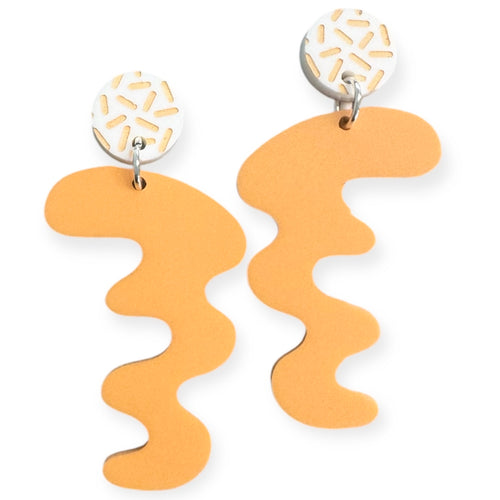 Tangerine Twist - Dangle Earrings