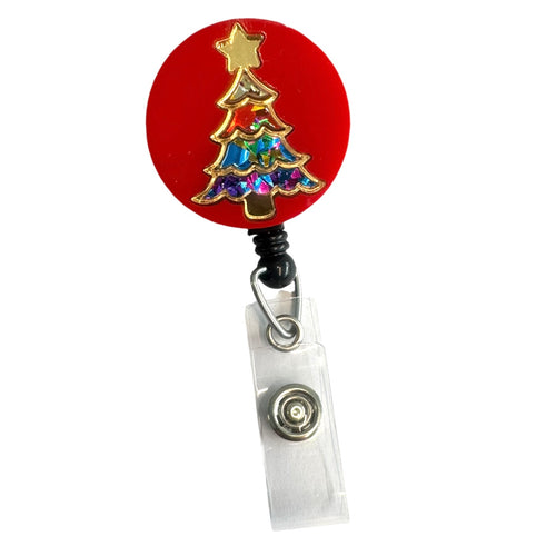 Christmas Tree Gold - Fun + Flashy + Festive - Badge Reel