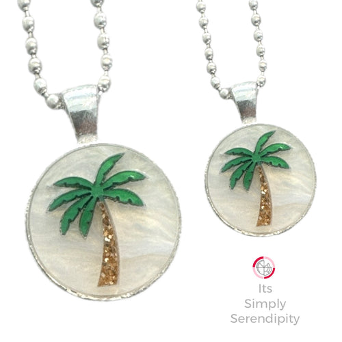 Paradise Palms Pendant Necklaces