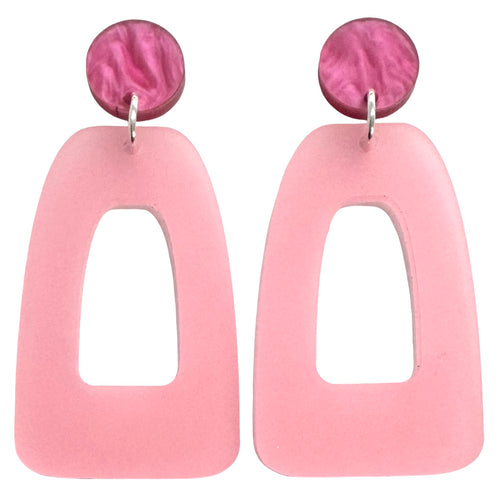 Fruity Frosts - Pink - Dangle Earrings