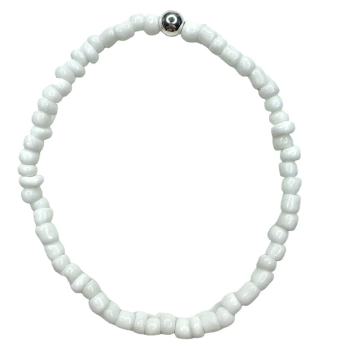 Simple Singles - Bracelet - White