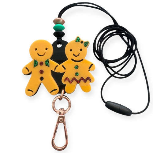 Gingerbread People - Lanyard