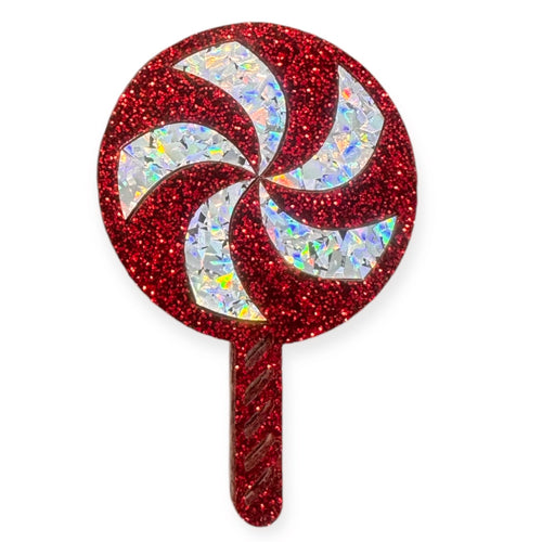 Christmas Lollipop - Brooch