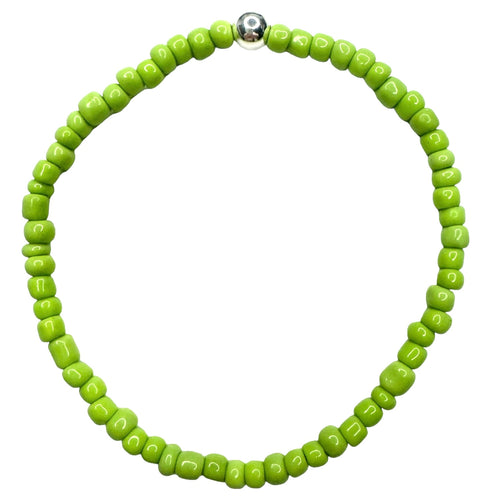 Simple Singles Bracelet - Light Green