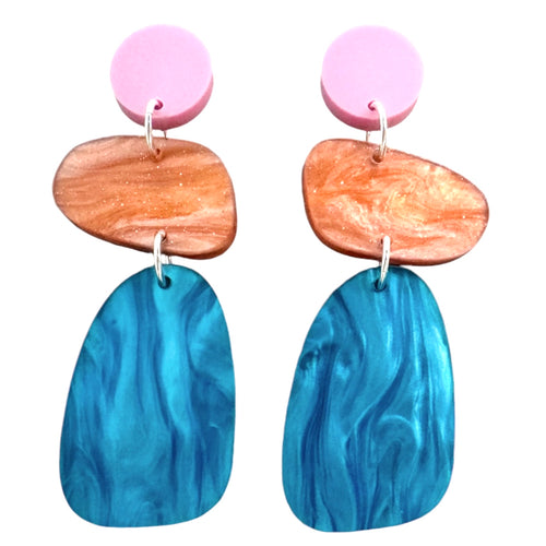 Let's Flamingle - Dangle Earrings