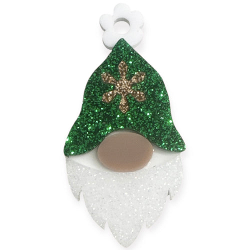 Christmas Elf Gnome - Brooch