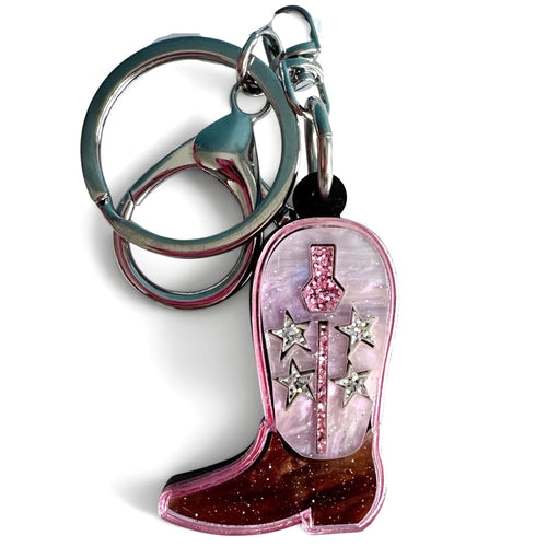 Boots & Bling - Key Ring / Bag Charm