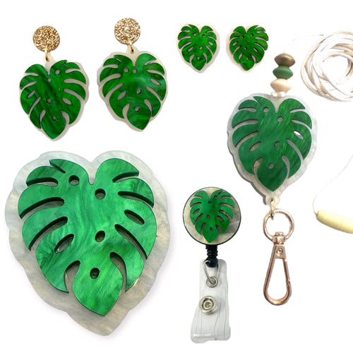 Mad For Monstera Brooch