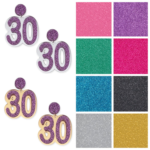 Birthday Bling - 30 - Earrings