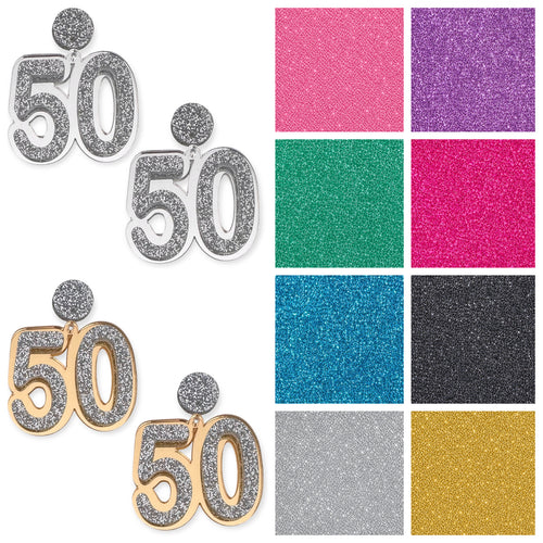 Birthday Bling - 50 - Earrings