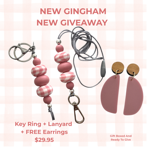 Blush Rose Gingham Bundle