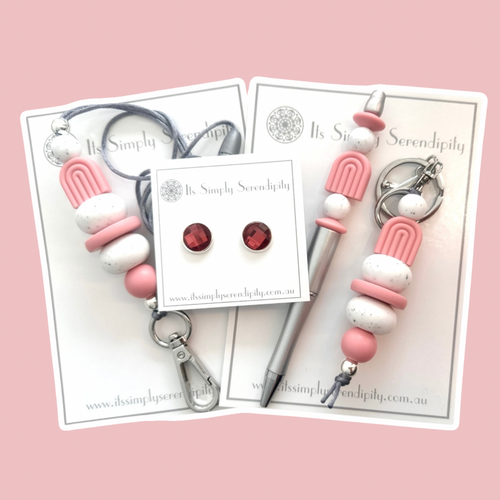 Organised Bundle with FREE EARRINGS -  Curvy Dusky Pink