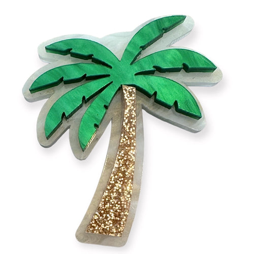 Paradise Palm Brooch