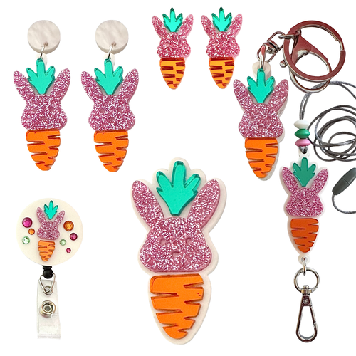 Carrot Cutie - Stud Earrings