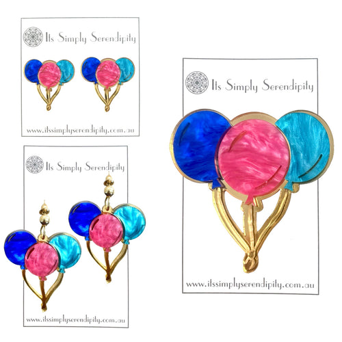 Bunch of Balloons - Brooch