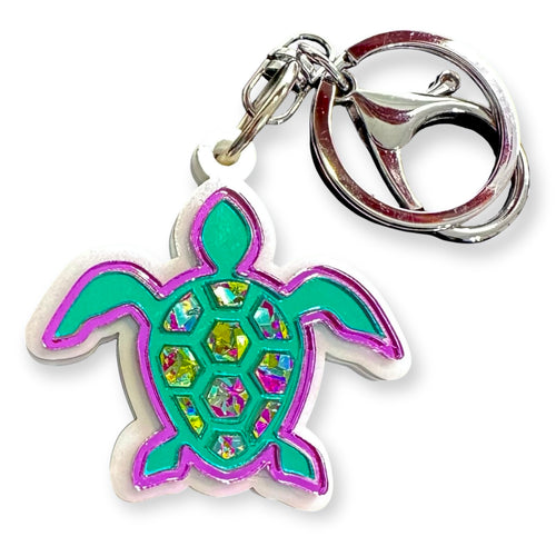 Turtley Glamourous - Key Ring