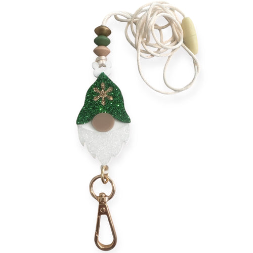 Christmas Elf Gnome - Lanyard