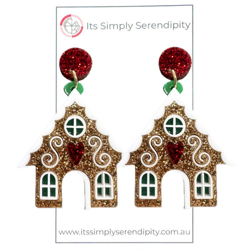 Gingerbread House - Dangles