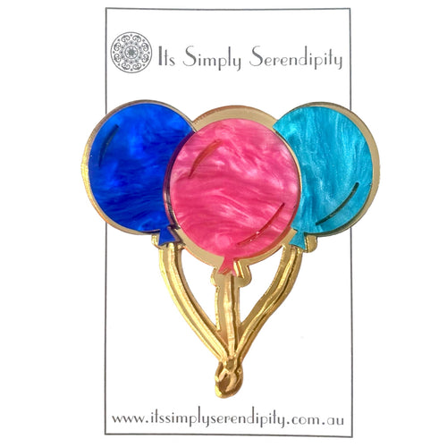 Bunch of Balloons - Brooch