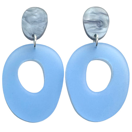 Fruity Frosts - Blue - Dangle Earrings