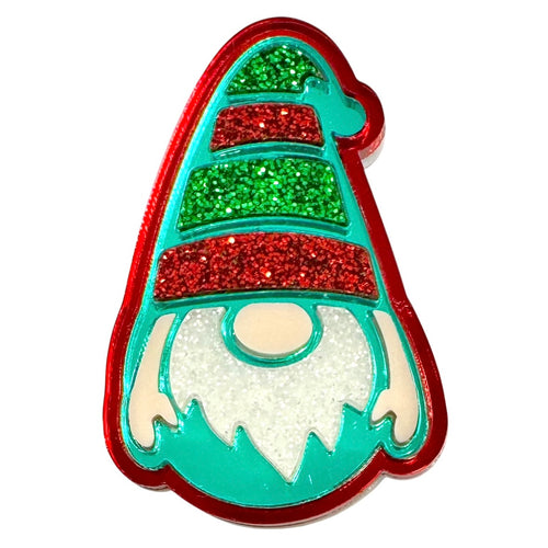 Christmas Gnome - Brooch