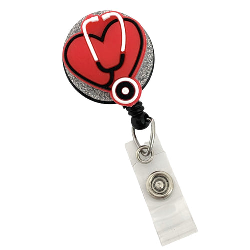 Badge Buddy - Listen To Your Heart - Red