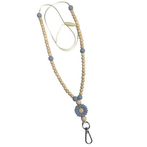 Daisy Chain Lanyard - Dusky Blue